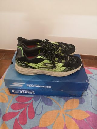 skechers go run 5 naranja