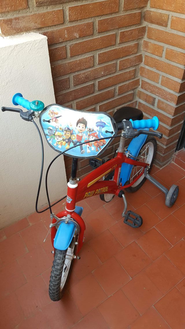Bicicleta Patrulla Canina 12"