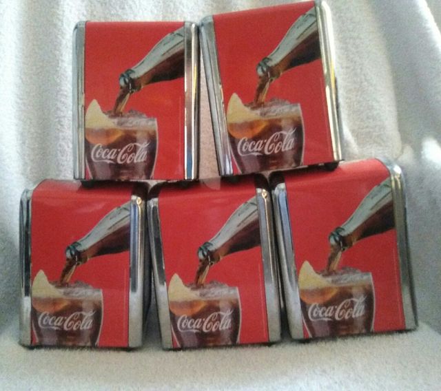 Dispensador de servilletas de Coca-cola
