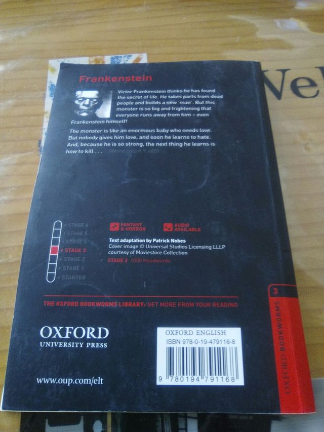 Frankenstein, Mary Shelly