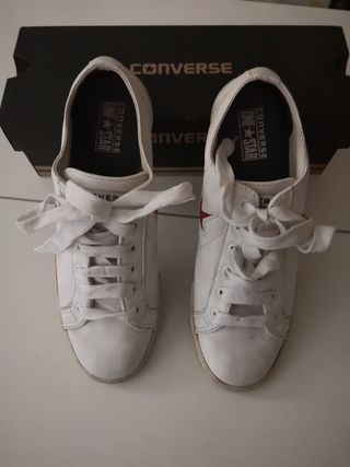 converse piel blancas 35 converse piel blancas 35