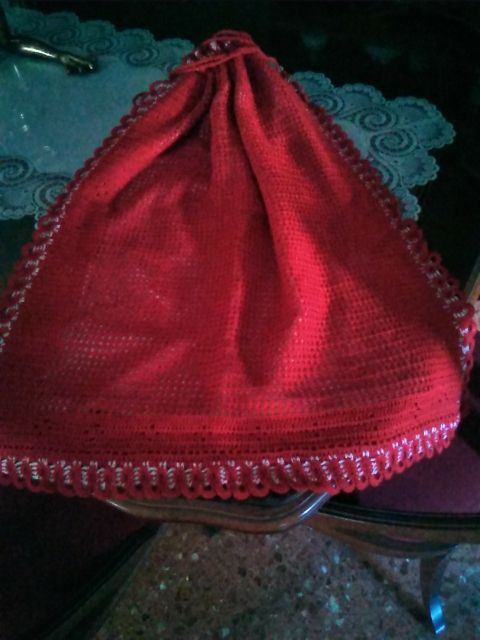 bolsa de pan de ganchillo