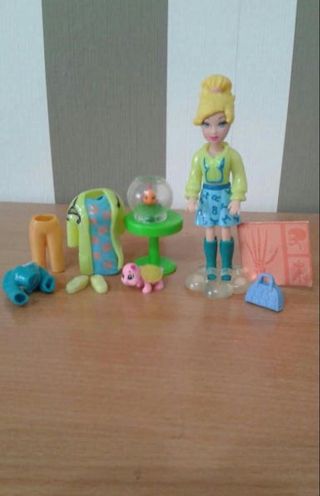 polly pocket rubia