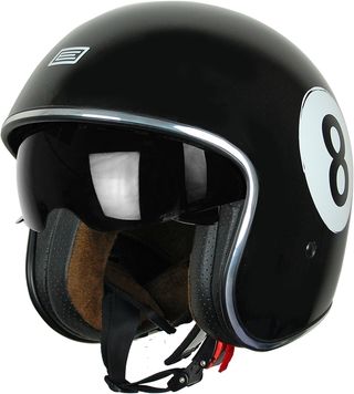 CASCO DE MOTO JET BOLA DE BILLAR CASCO DE MOTO JET BOLA DE BILLAR