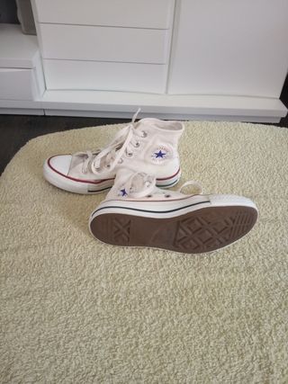 converse blancas numero 35