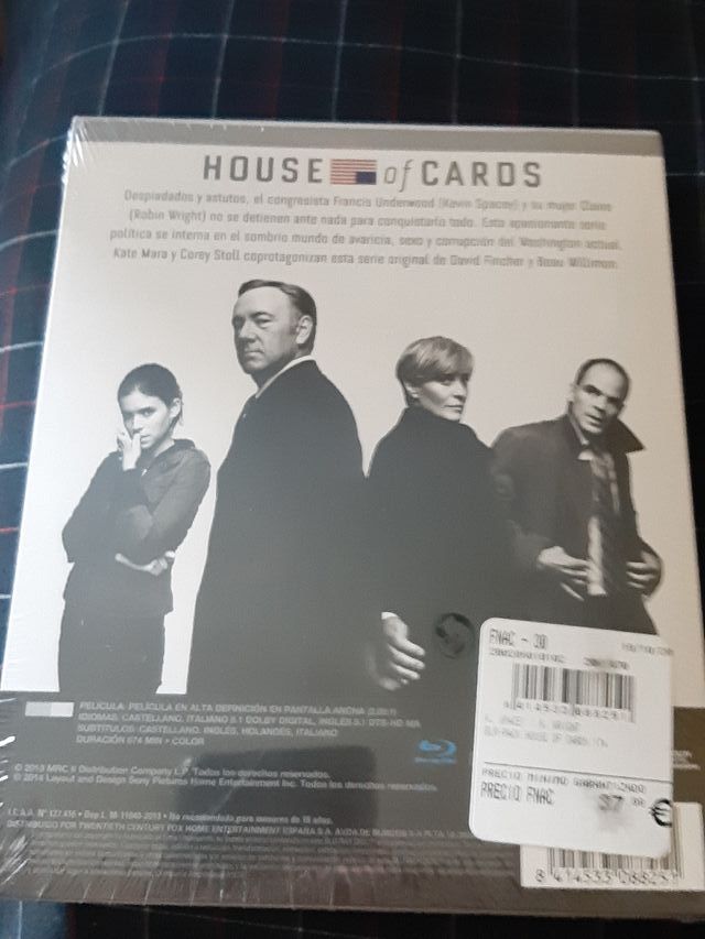 House of Cards Blu-Ray Temporada 1 Completa