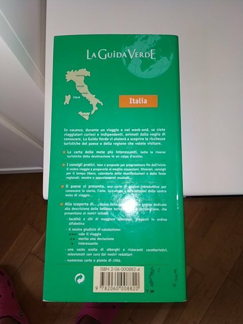 guía Verde de Italia en italiano