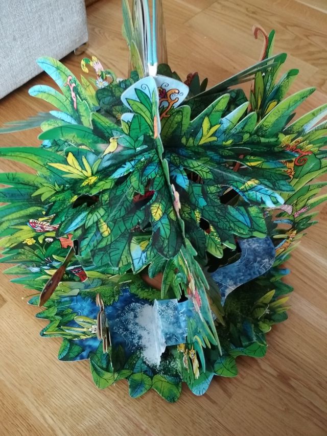 libro despleglable "la selva tropical"