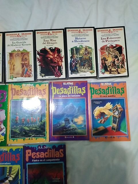 Libros Pesadillas y Dungeons&Dragons