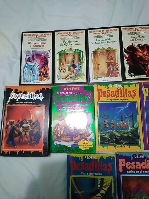 Libros Pesadillas y Dungeons&Dragons