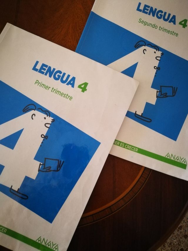 Libro de lengua, 4 de primaria, Anaya de segunda mano por 9 € en