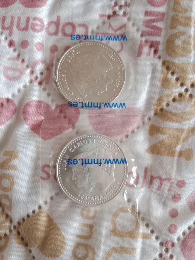 vendo monedas de plata de 30 euros