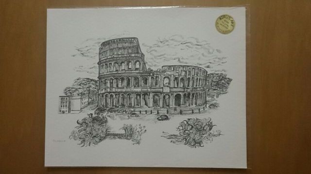 Lámina Coliseo de Roma