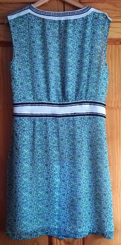 Vestido sin mangas de flores, MIA DONNA. Talla XL.