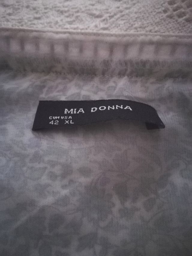 Vestido sin mangas de flores, MIA DONNA. Talla XL.