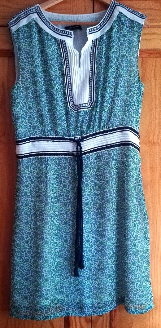 Vestido sin mangas de flores, MIA DONNA. Talla XL.