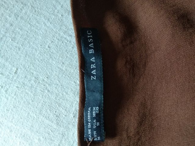 blusa Zara talla m
