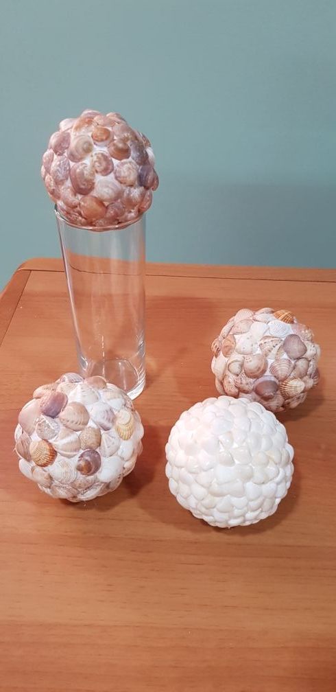 Bola decorativa conchas playa