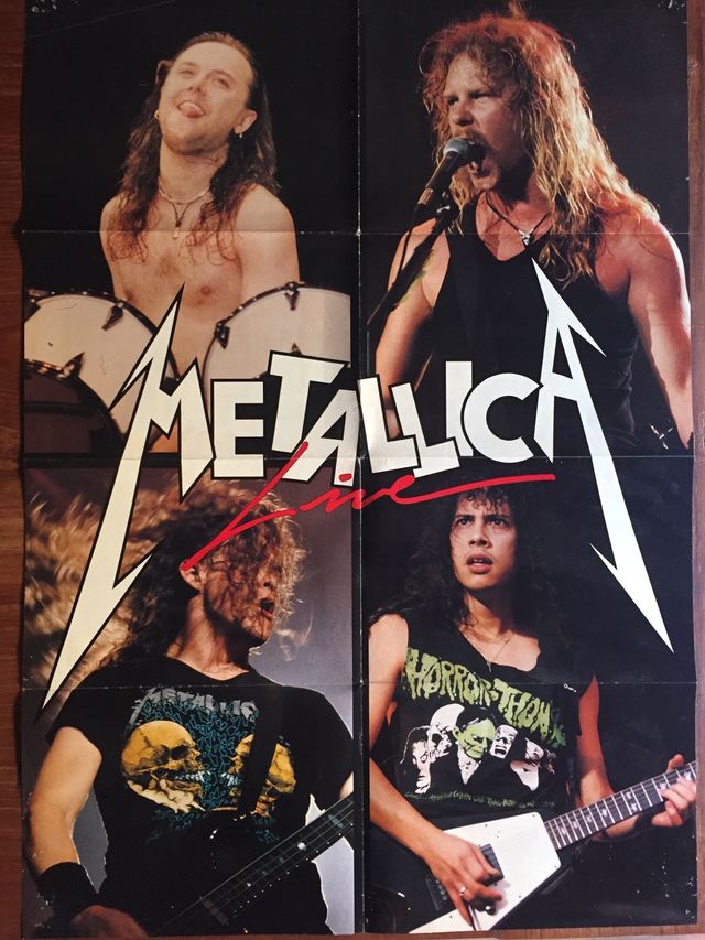 Póster Metallica y Guns and Roses