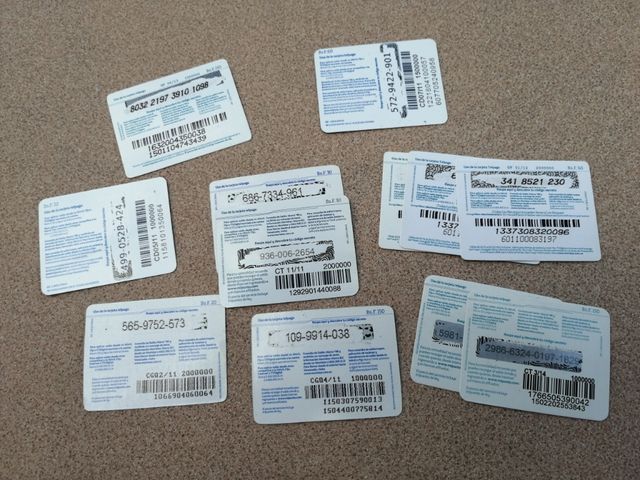 Mini tarjetas Telefónicas de Coleccion.