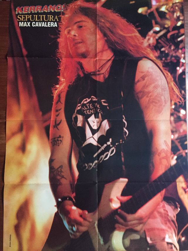 Póster Max Cavalera (Sepultura)