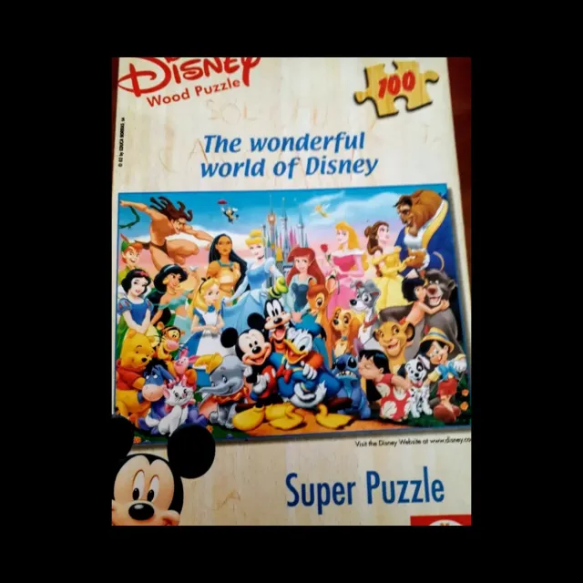 PUZZLE MADERA 100 PIEZAS ENMARCADO