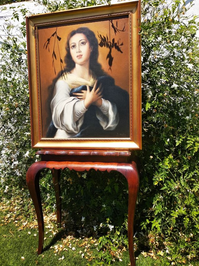 PINTURA EN LIENZO DE LA INMACULADA CONCEPCIÓN