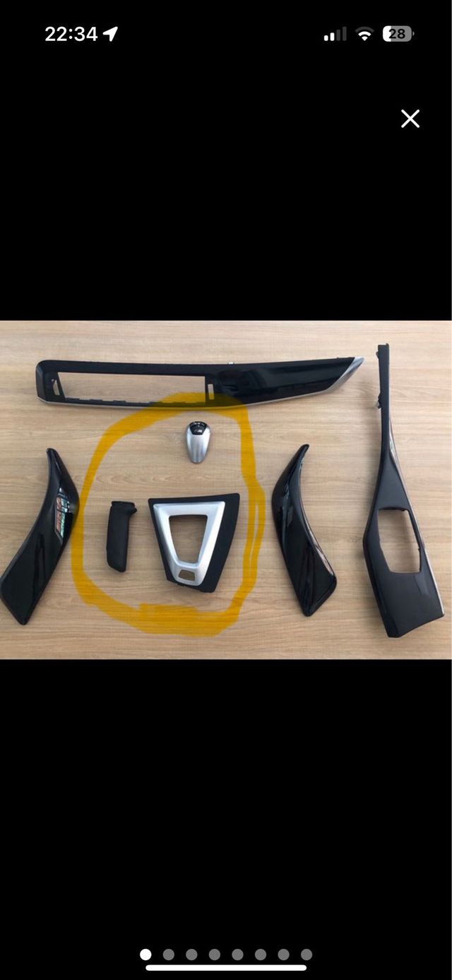 Molduras interiores BMW M2 Competicion