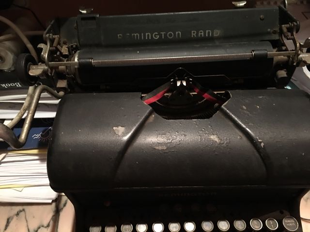 Maquina de escrbir antigua Remington Rand