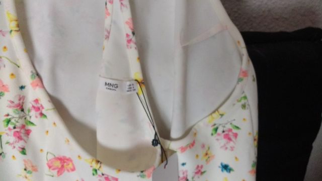 Vestido MANGO verano, NUEVO talla 38.
