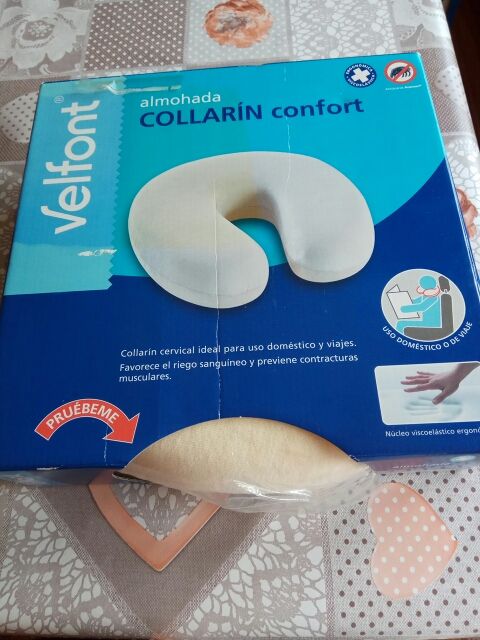 Almohada de viaje viscoelástica