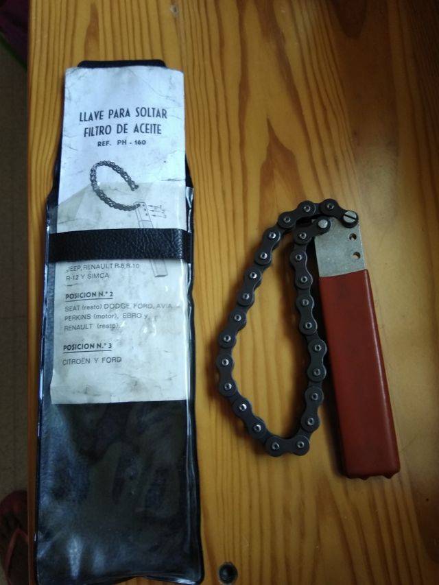 Para cambiar filtro aceite coches