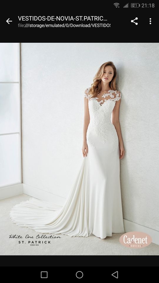 vestido novia st Patrick white one  finlandia