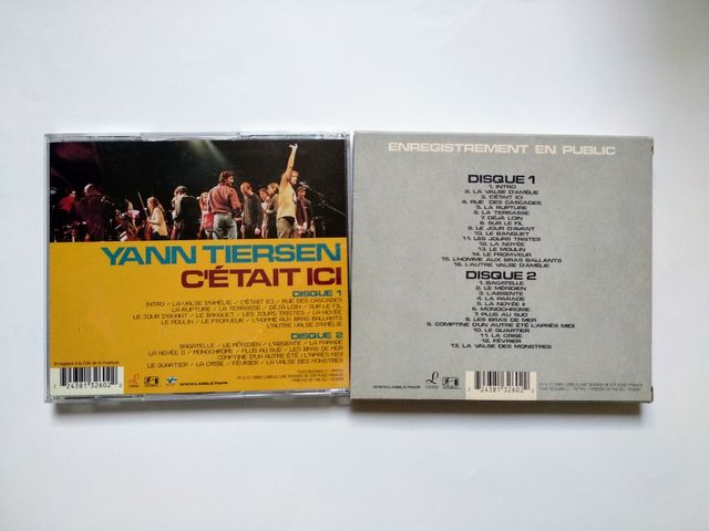 YANN TIERSEN - 'C'Était Ici Live in Paris 2002'