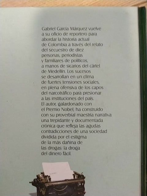 Noticia de un secuestro. Gabriel García Márquez