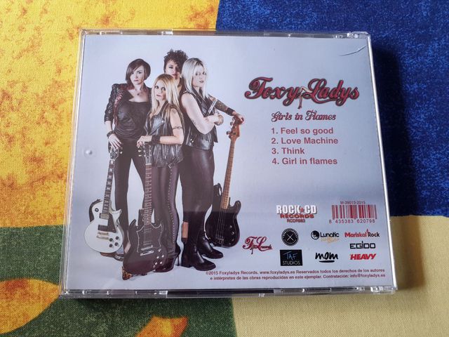 FOXYLADYS - Girls In Flames (CD, 2015)
