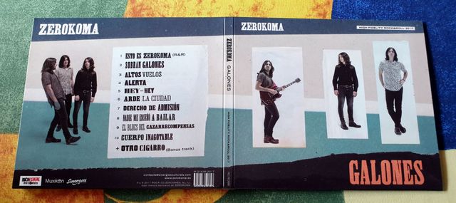 ZEROKOMA - Galones (CD digipack, 2017)