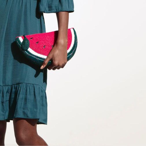 Bolso con forma de sandía