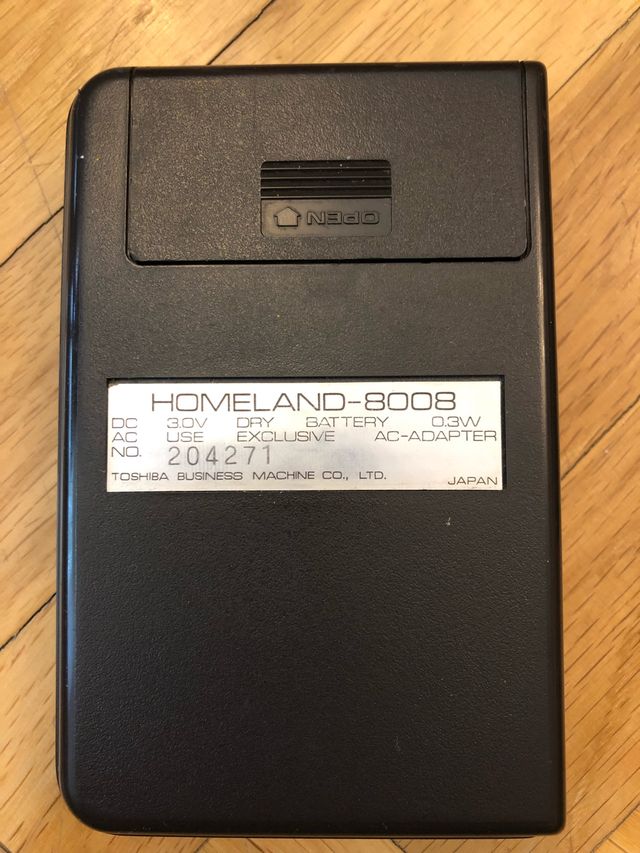 ANTIGUA CALCULADORA HOMELAND 8008