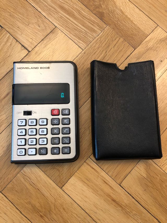 ANTIGUA CALCULADORA HOMELAND 8008