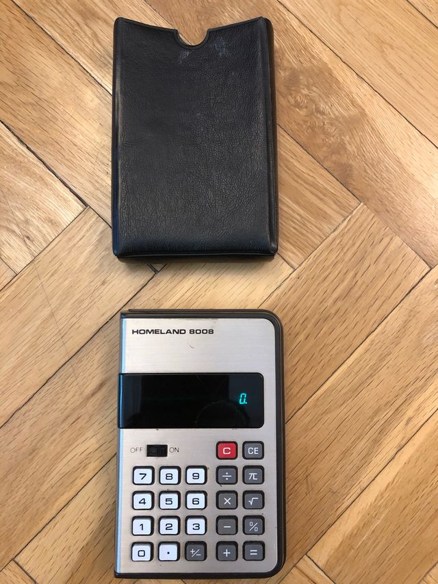 ANTIGUA CALCULADORA HOMELAND 8008