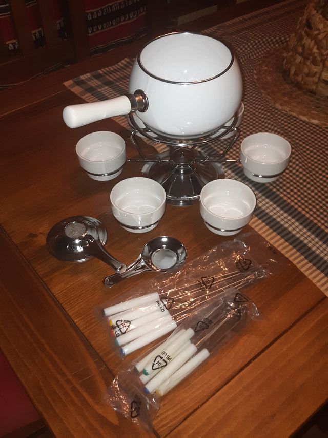 fondue fondie fondi set 6 personas