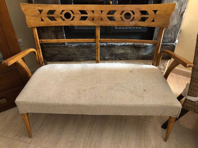 Banco sofá de segunda mano por 30 € en Mazarrón en WALLAPOP