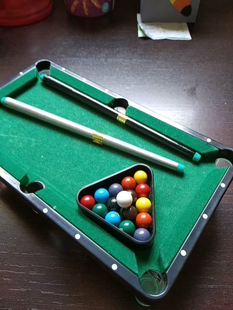 mini mesa de billar
