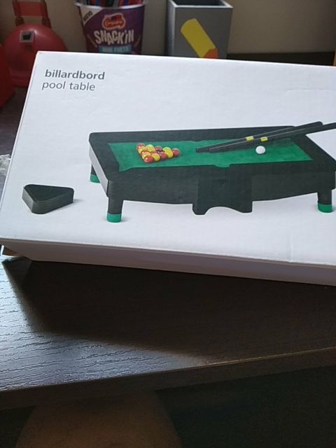 mini mesa de billar