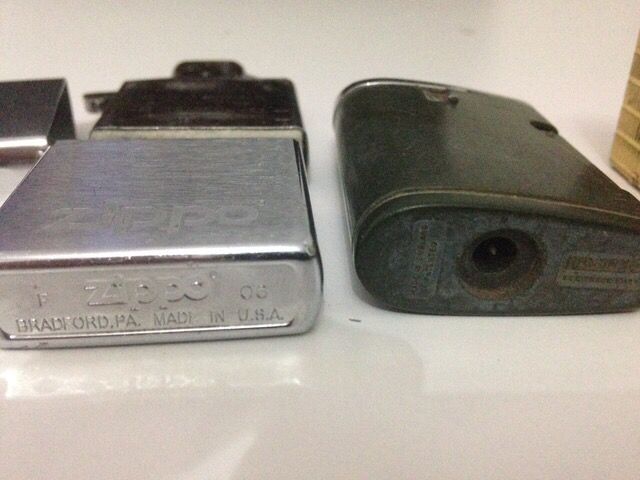 Lote de mecheros antiguos