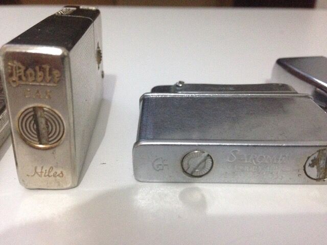 Lote de mecheros antiguos