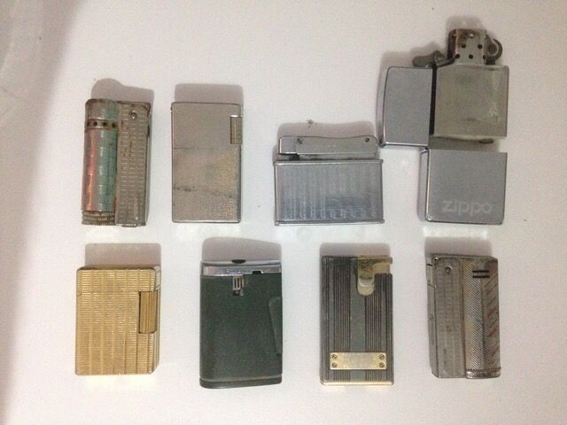 Lote de mecheros antiguos