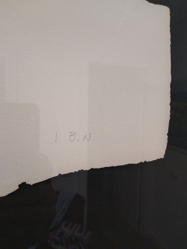 Litografía Chillida