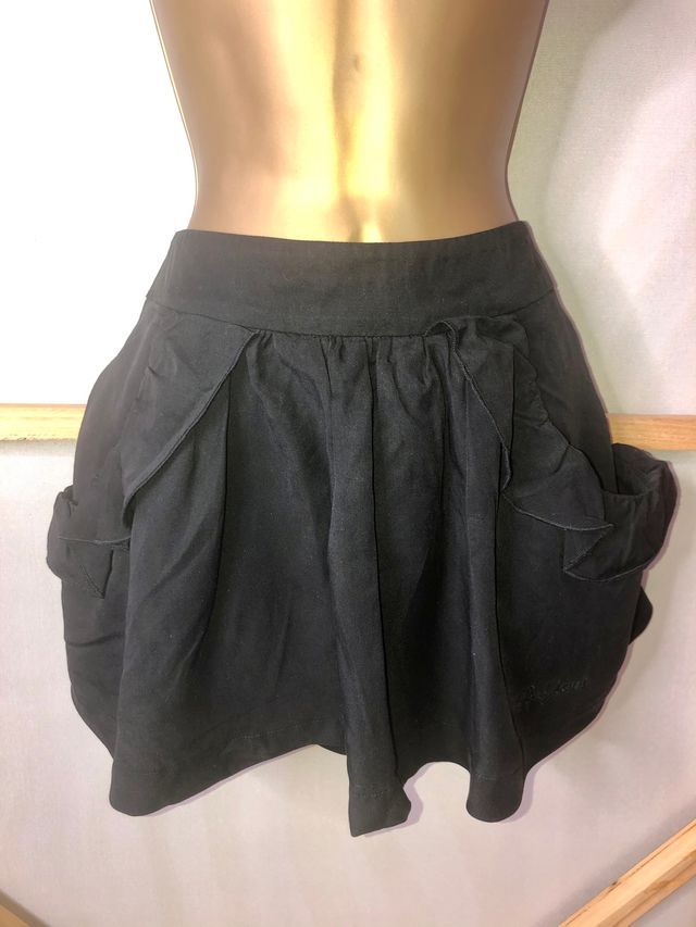 PEPE JEANS mini falda negra